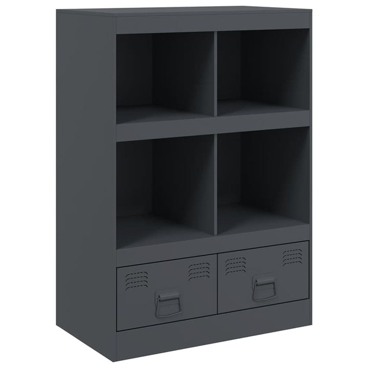 skab 67x39x95 cm stål antracitgrå