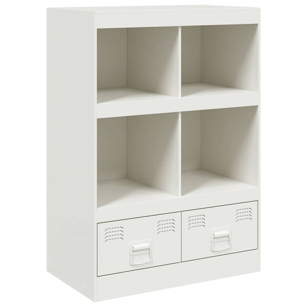 skab 67x39x95 cm stål hvid
