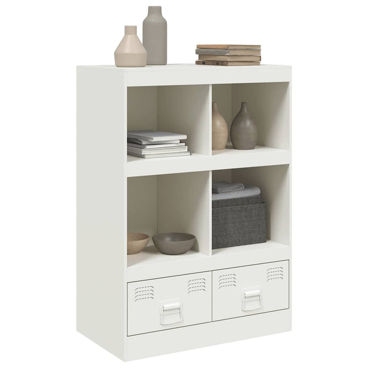 skab 67x39x95 cm stål hvid
