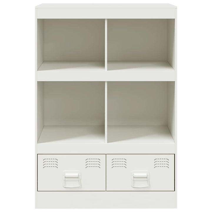 skab 67x39x95 cm stål hvid