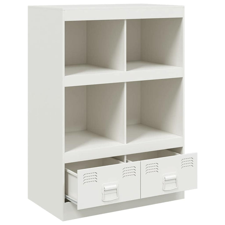 skab 67x39x95 cm stål hvid