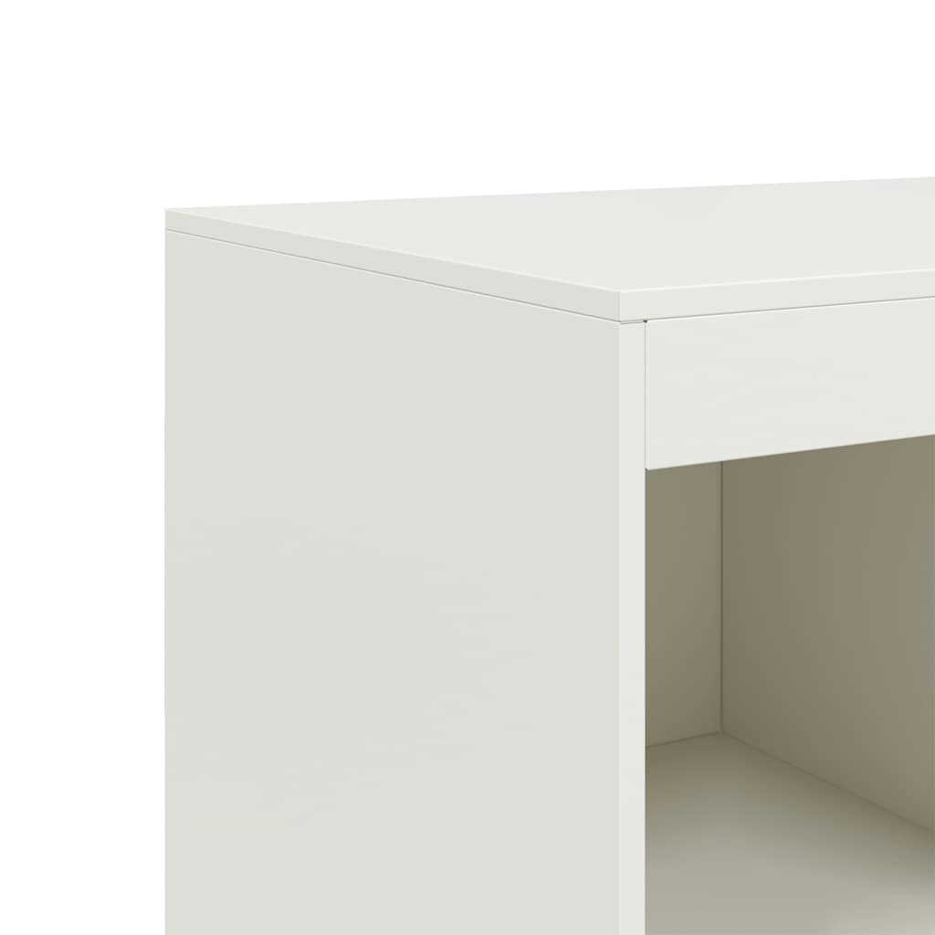 skab 67x39x95 cm stål hvid