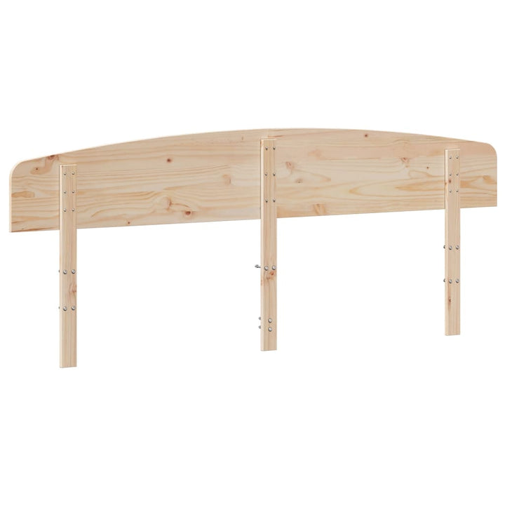 sengegavl 180 cm massivt fyrretræ