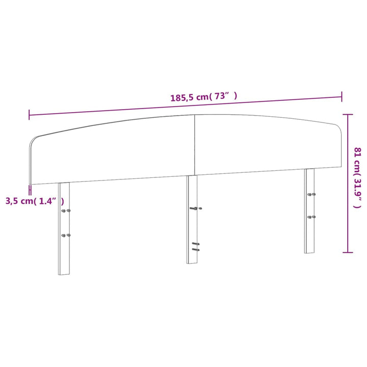 sengegavl 180 cm massivt fyrretræ gyldenbrun