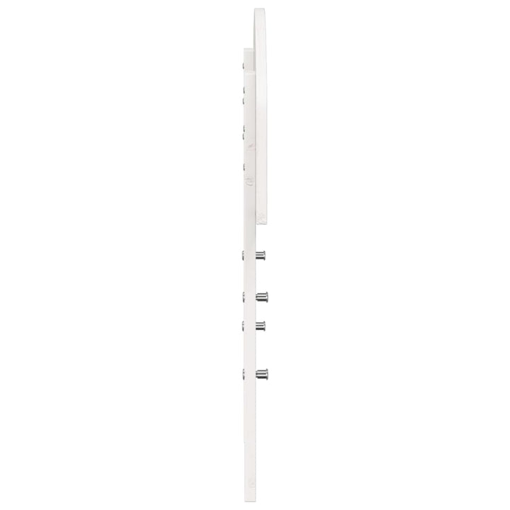 sengegavl 75 cm massivt fyrretræ hvid