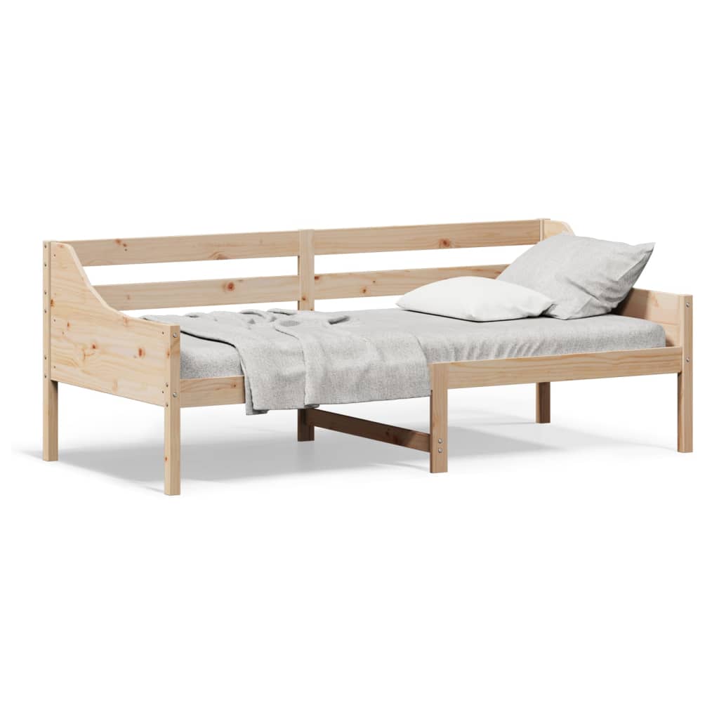 daybed uden madras 80x200 cm massivt fyrretræ
