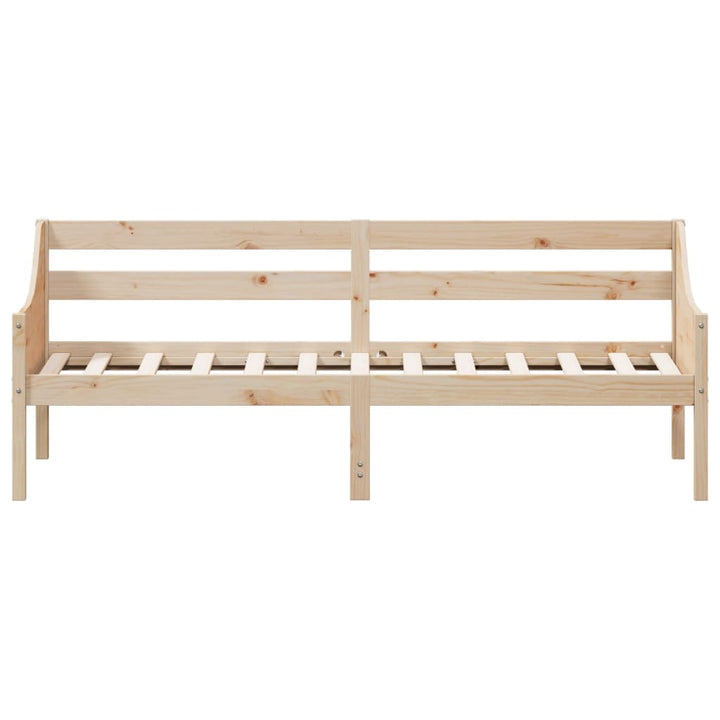 daybed uden madras 90x200 cm massivt fyrretræ