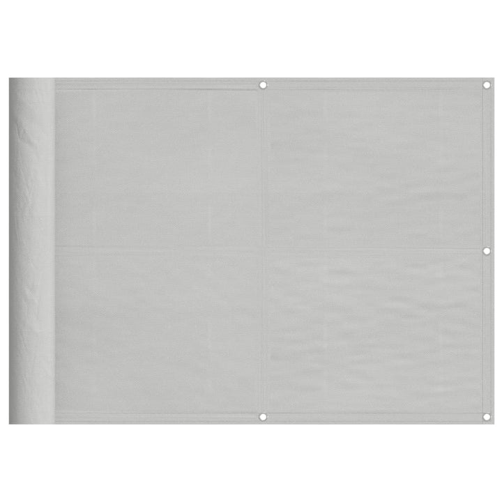 altanafskærmning 75x800 cm 100 % polyester lysegrå