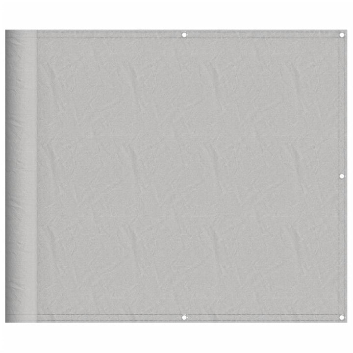 altanafskærmning 90x500 cm 100 % polyester lysegrå