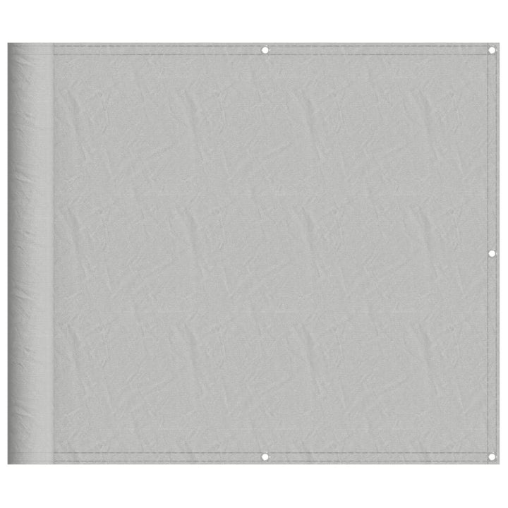 altanafskærmning 90x700 cm 100 % polyester lysegrå