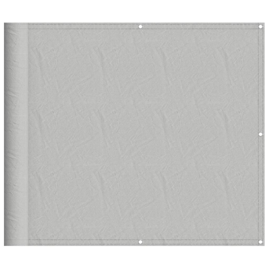 altanafskærmning 90x800 cm 100 % polyester lysegrå