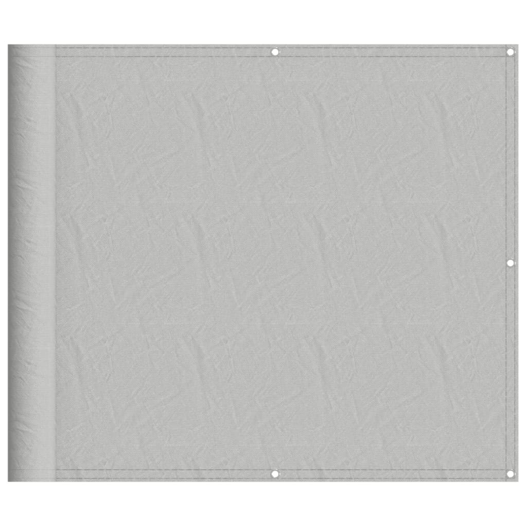 altanafskærmning 90x1000 cm 100 % polyester lysegrå