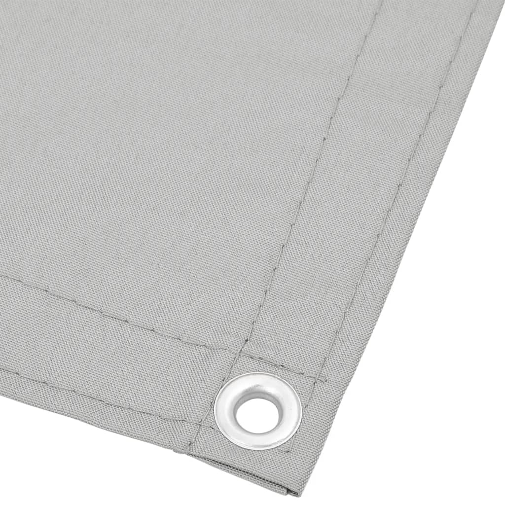 altanafskærmning 90x1000 cm 100 % polyester lysegrå