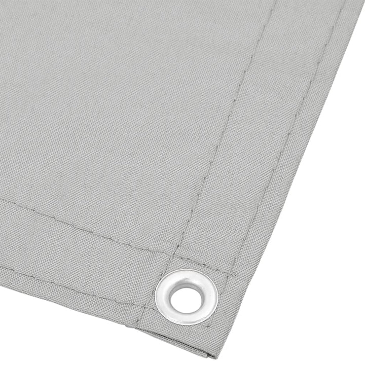 altanafskærmning 90x1000 cm 100 % polyester lysegrå