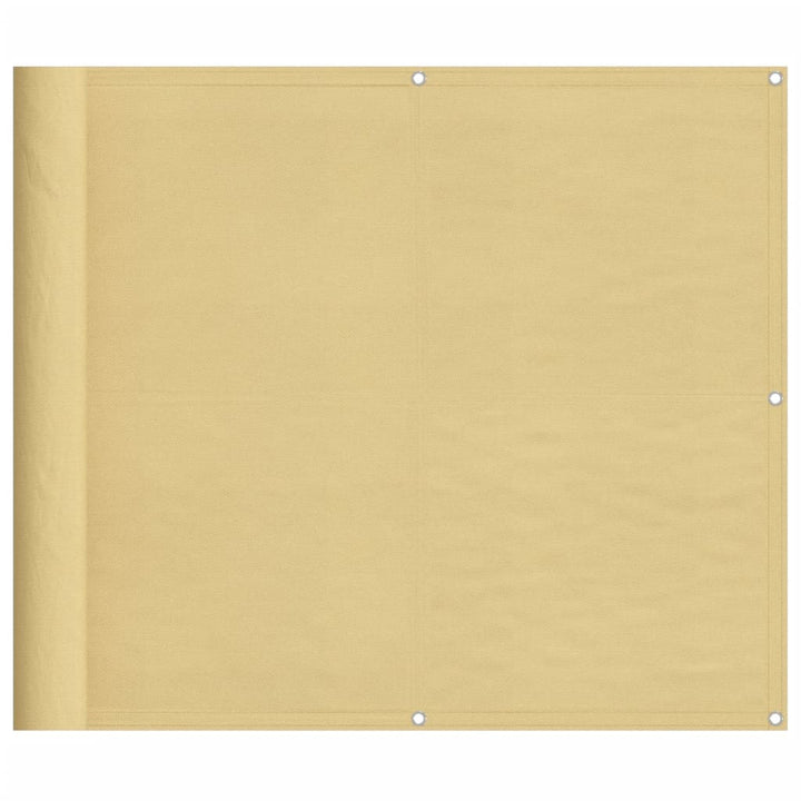 altanafskærmning 90x700 cm 100 % polyester sandfarvet