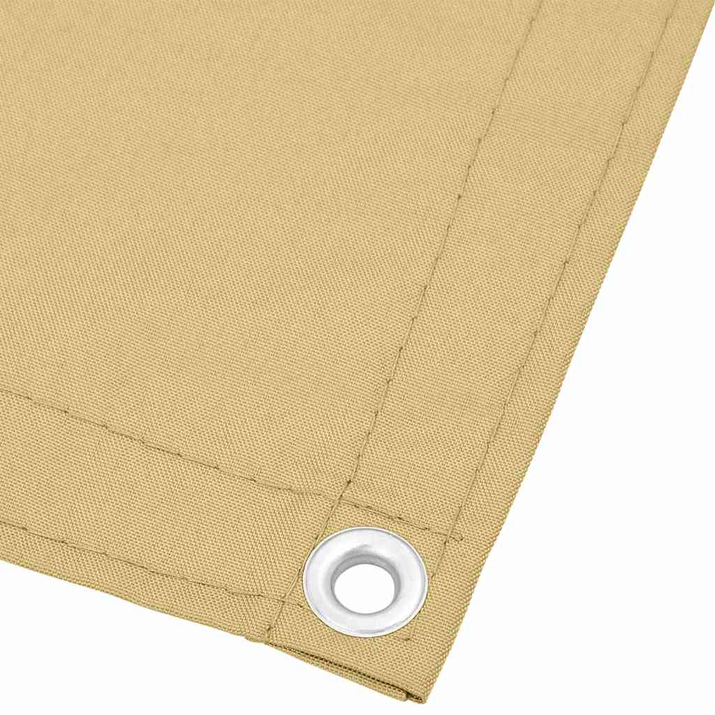 altanafskærmning 90x800 cm 100 % polyester sandfarvet