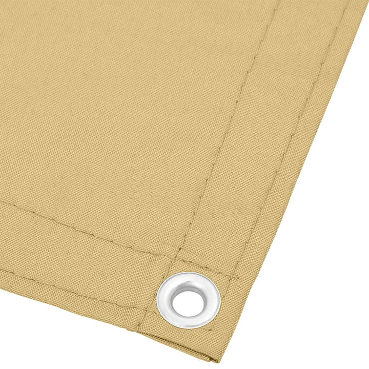 altanafskærmning 90x800 cm 100 % polyester sandfarvet