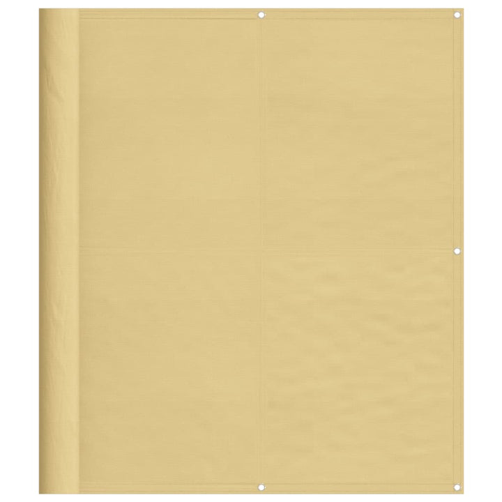 altanafskærmning 120x300 cm 100 % polyester sandfarvet