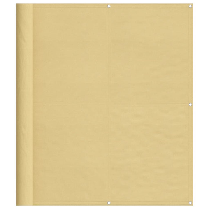 altanafskærmning 120x1000 cm 100 % polyester sandfarvet