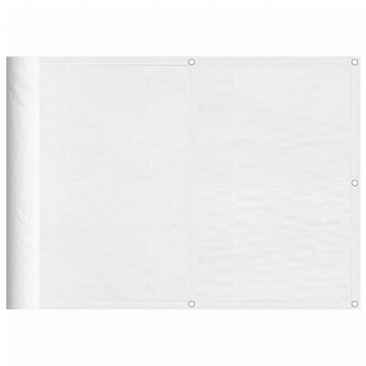 altanafskærmning 75x700 cm 100 % polyester hvid