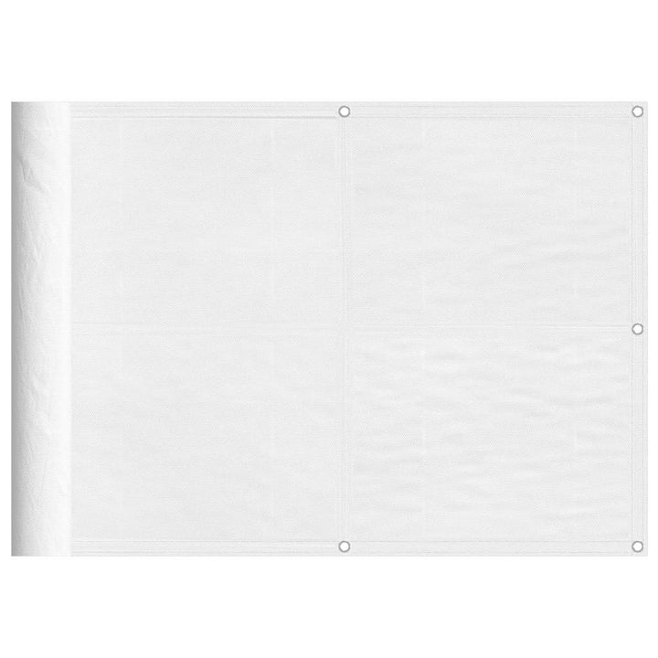 altanafskærmning 75x800 cm 100 % polyester hvid