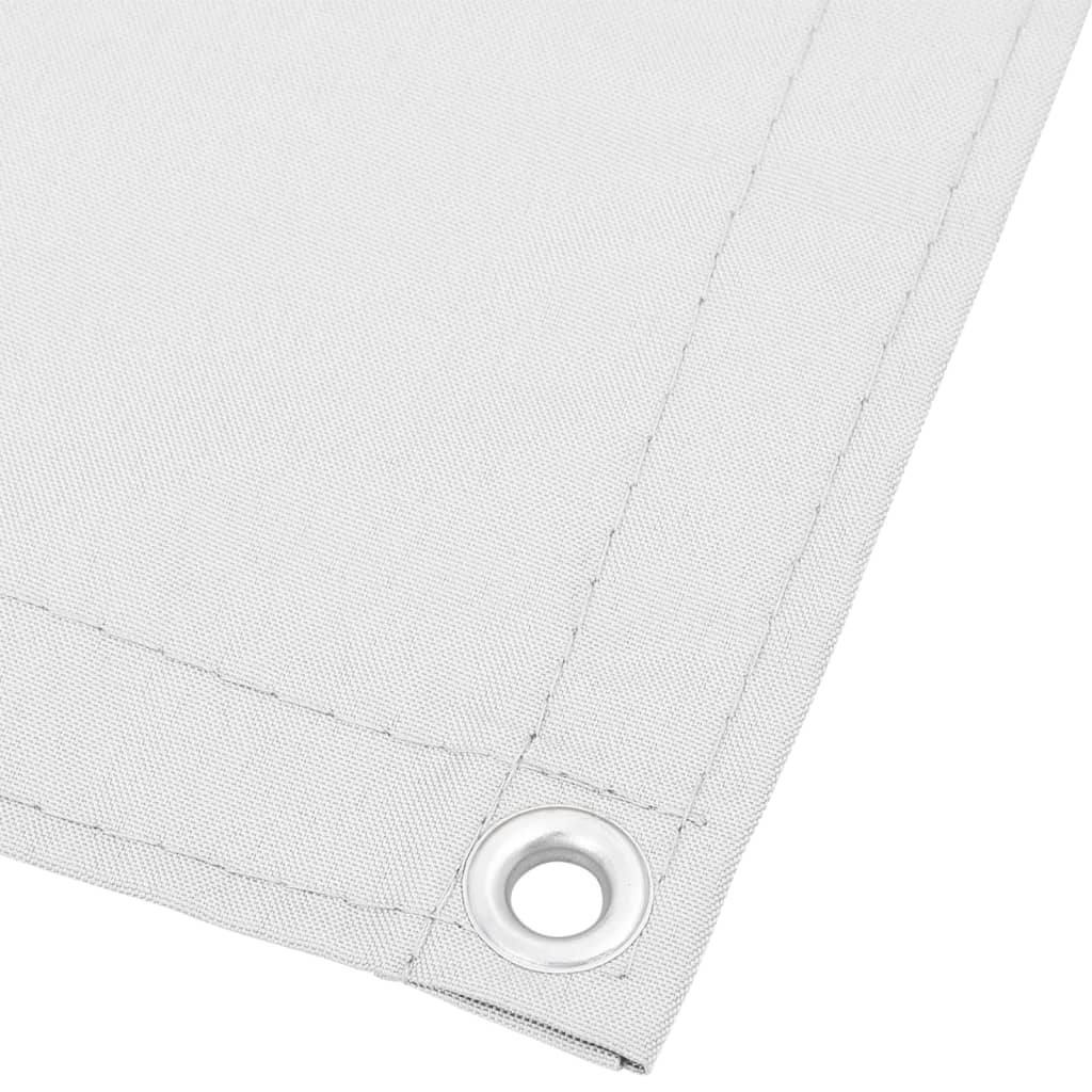 altanafskærmning 75x800 cm 100 % polyester hvid