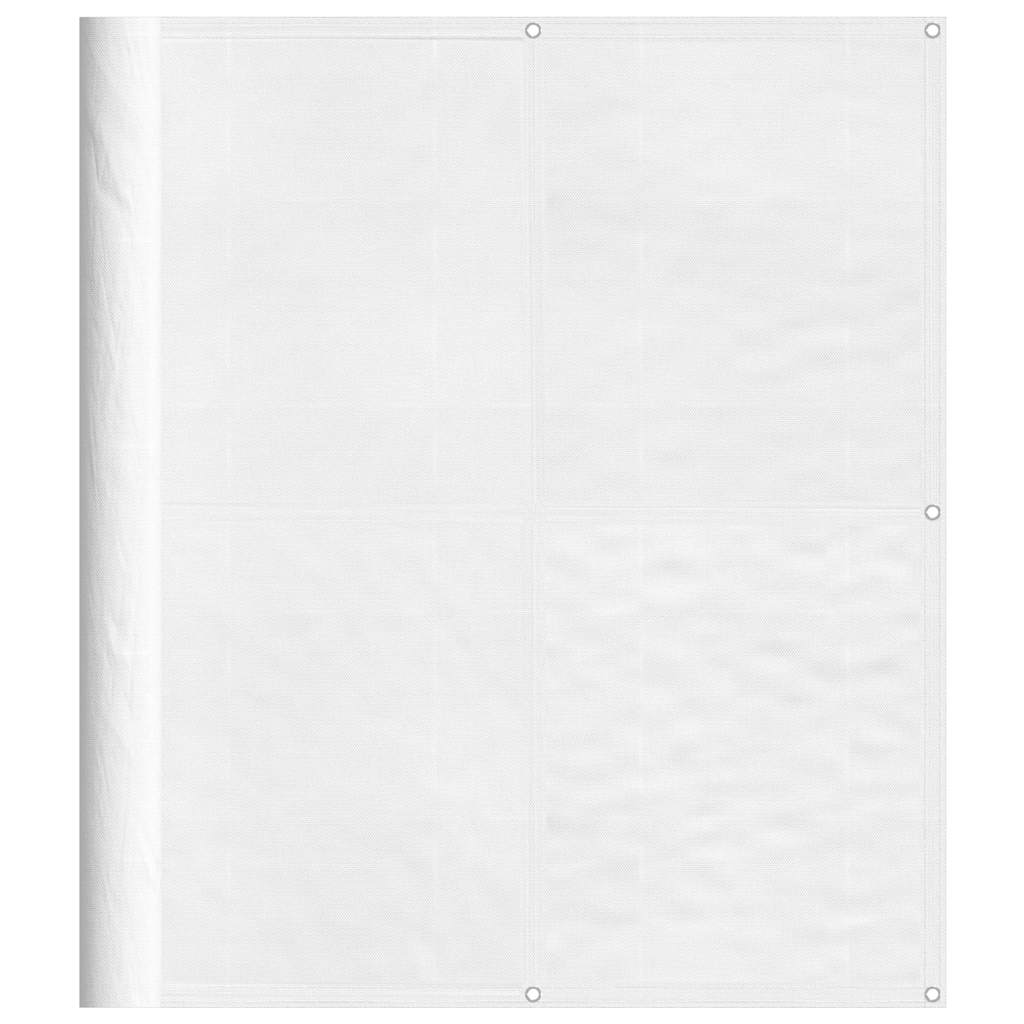 altanafskærmning 120x1000 cm 100 % polyester hvid