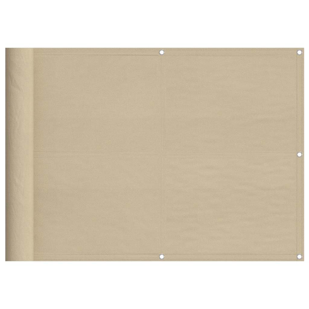 altanafskærmning 75x700 cm 100 % polyester beige