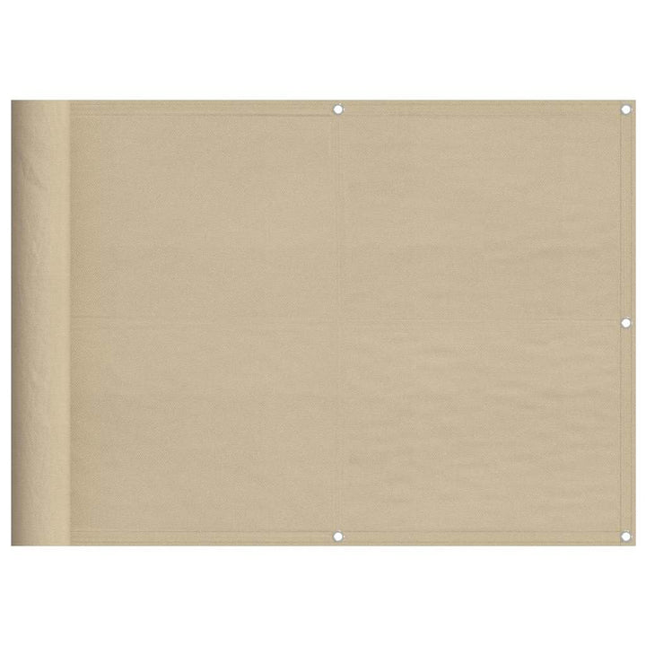 altanafskærmning 75x1000 cm 100 % polyester beige
