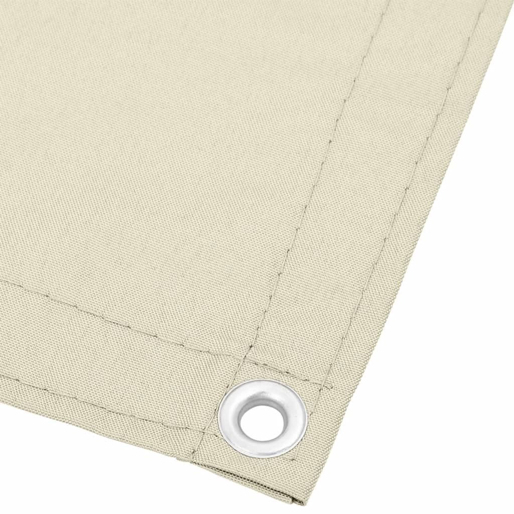 altanafskærmning 120x700 cm 100 % polyester cremefarvet