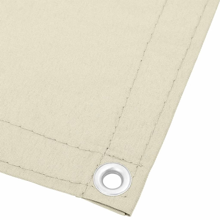 altanafskærmning 120x700 cm 100 % polyester cremefarvet