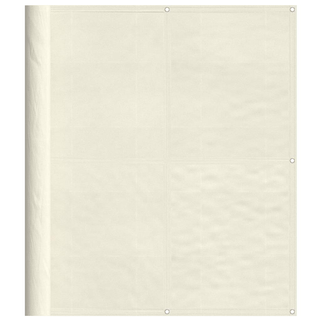 altanafskærmning 120x800 cm 100 % polyester cremefarvet