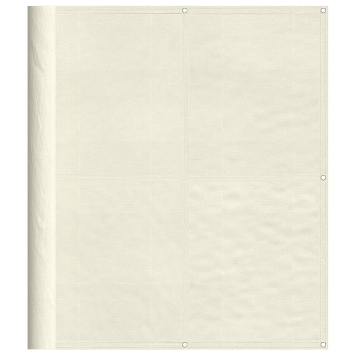 altanafskærmning 120x800 cm 100 % polyester cremefarvet