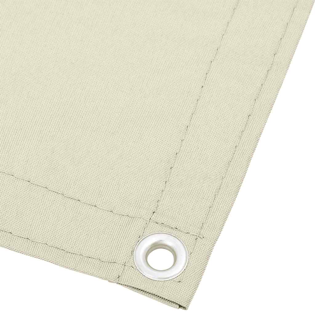 altanafskærmning 120x800 cm 100 % polyester cremefarvet