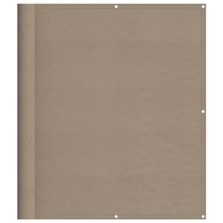 altanafskærmning 120x700 cm 100 % polyester gråbrun
