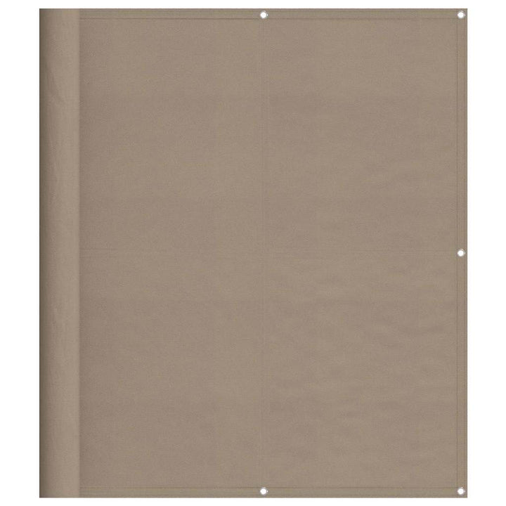 altanafskærmning 120x800 cm 100 % polyester gråbrun