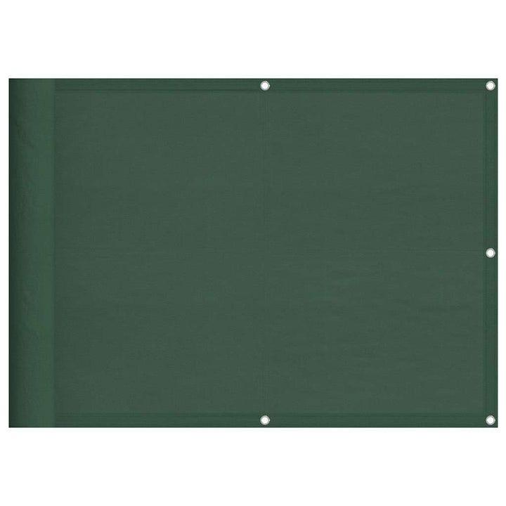 altanafskærmning 75x800 cm 100 % polyester mørkegrøn