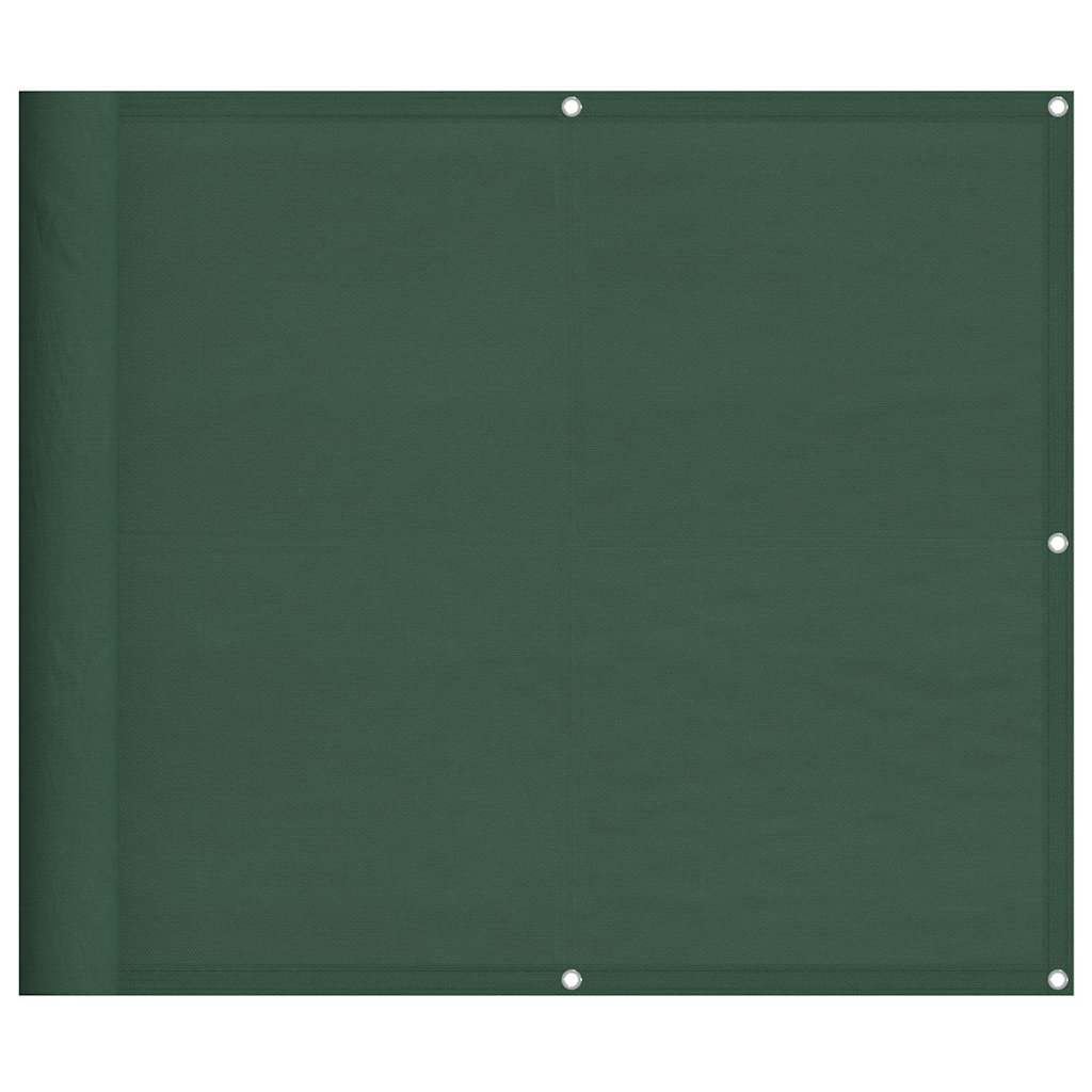 altanafskærmning 90x800 cm 100 % polyester mørkegrøn