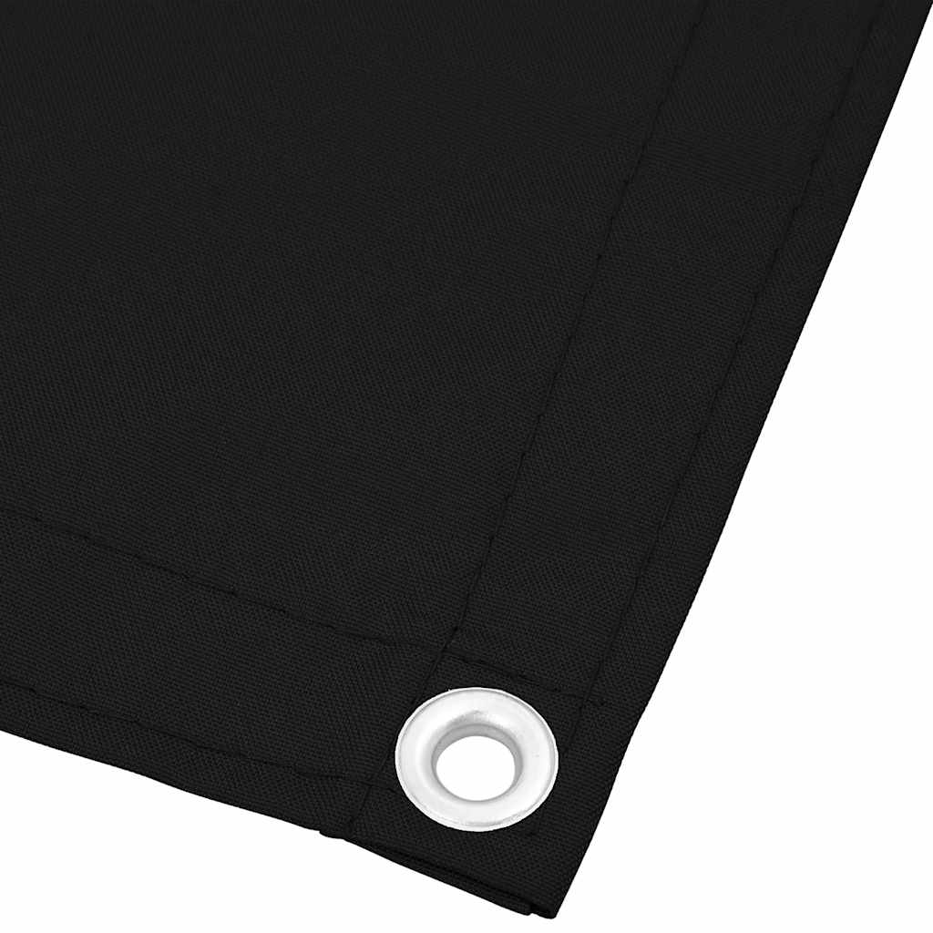 altanafskærmning 90x1000 cm 100 % polyester sort