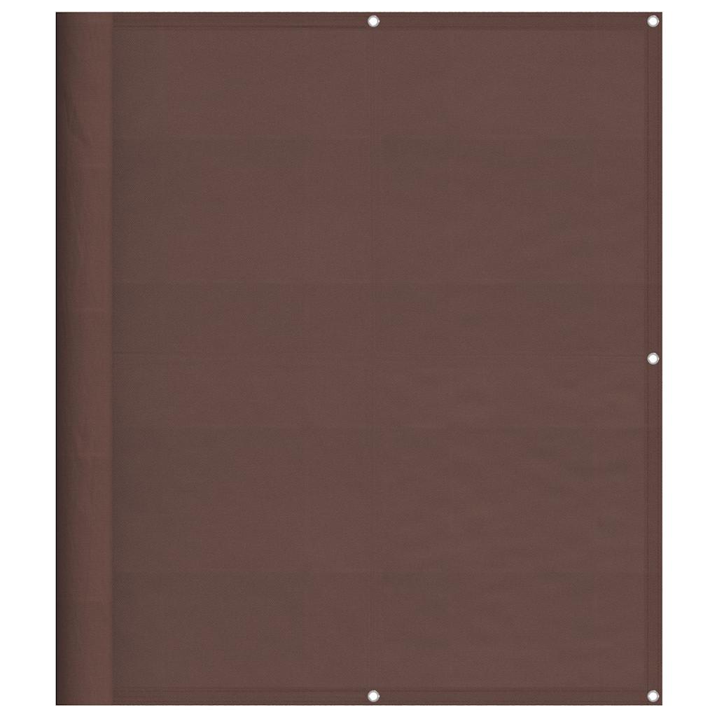 altanafskærmning 120x800 cm 100 % polyester brun
