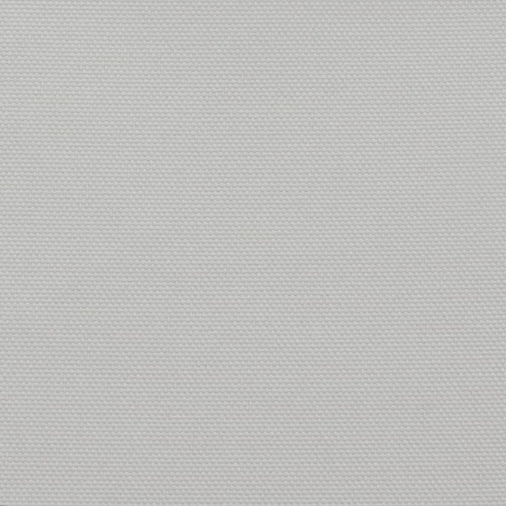 solsejl 4,5x2 m 100 % polyesterstof lysegrå
