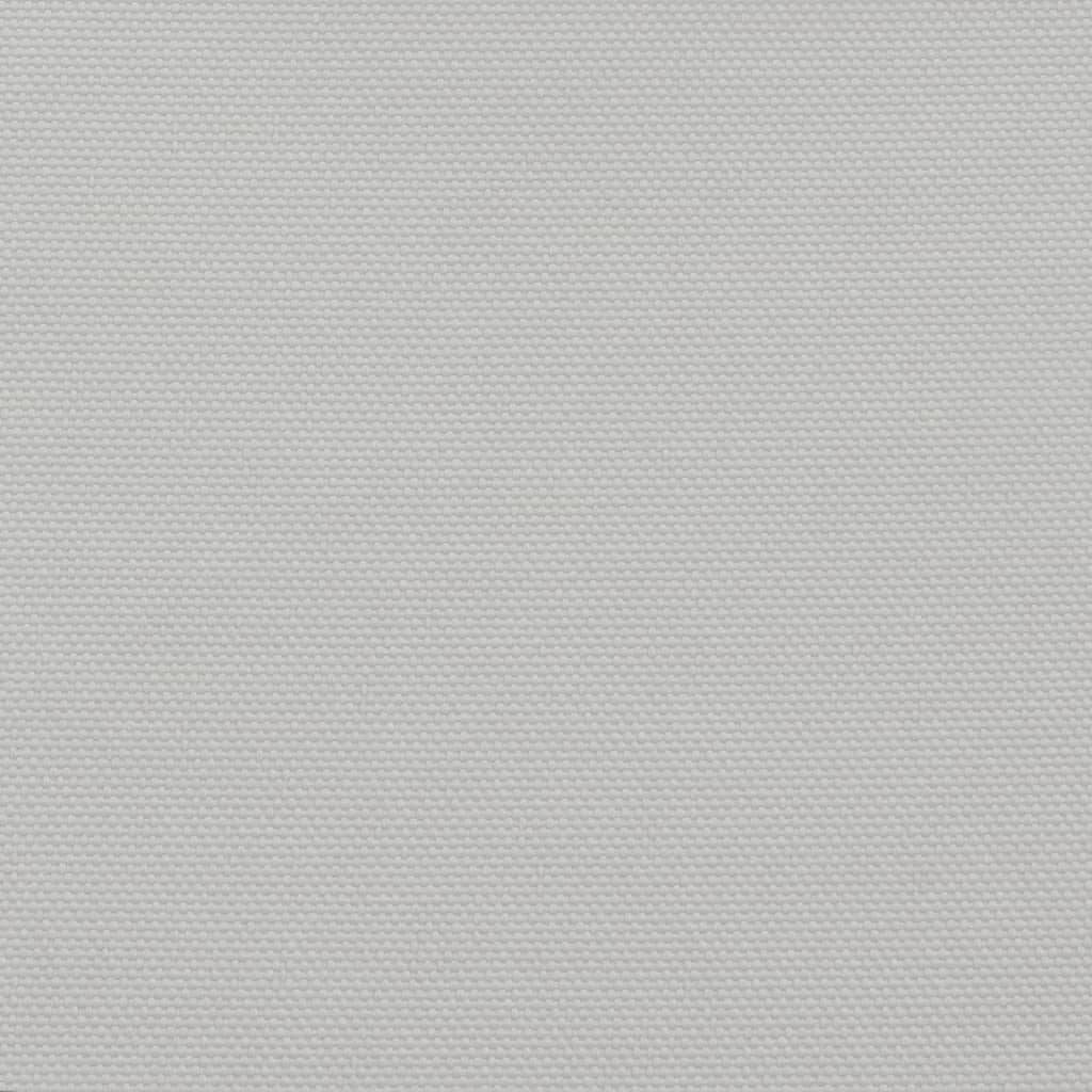 solsejl 4,5x3 m 100 % polyesterstof lysegrå