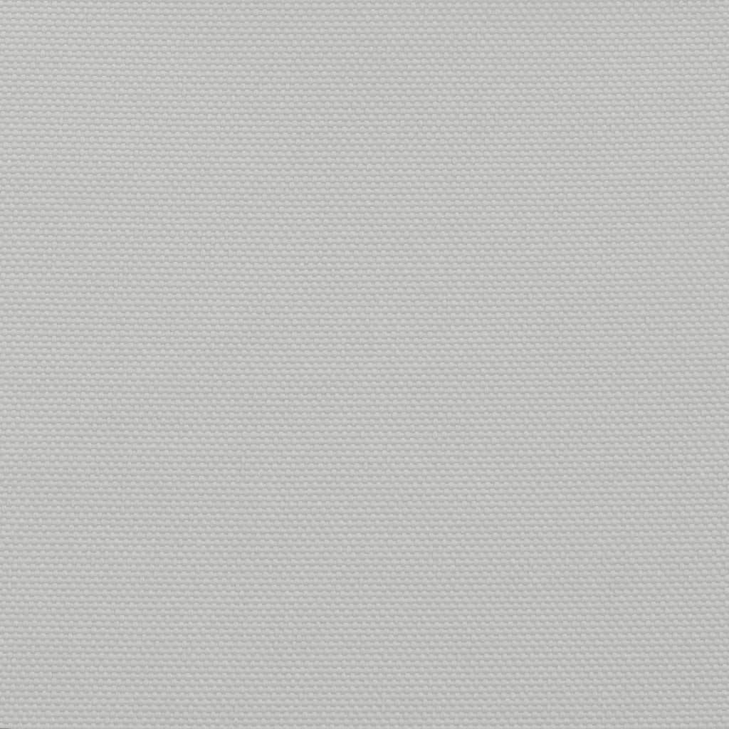 solsejl 8x5 m 100 % polyesterstof lysegrå