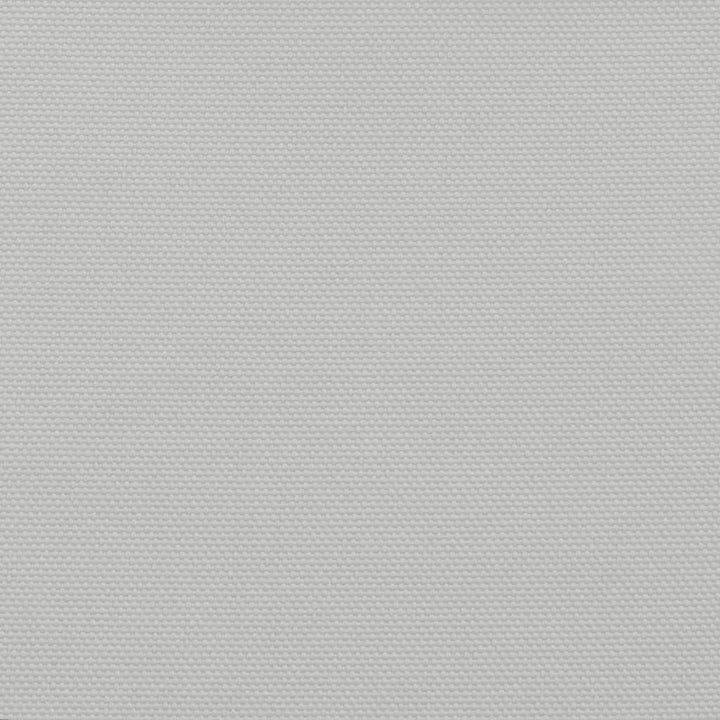 solsejl 5x5x6 m 100 % polyesterstof lysegrå