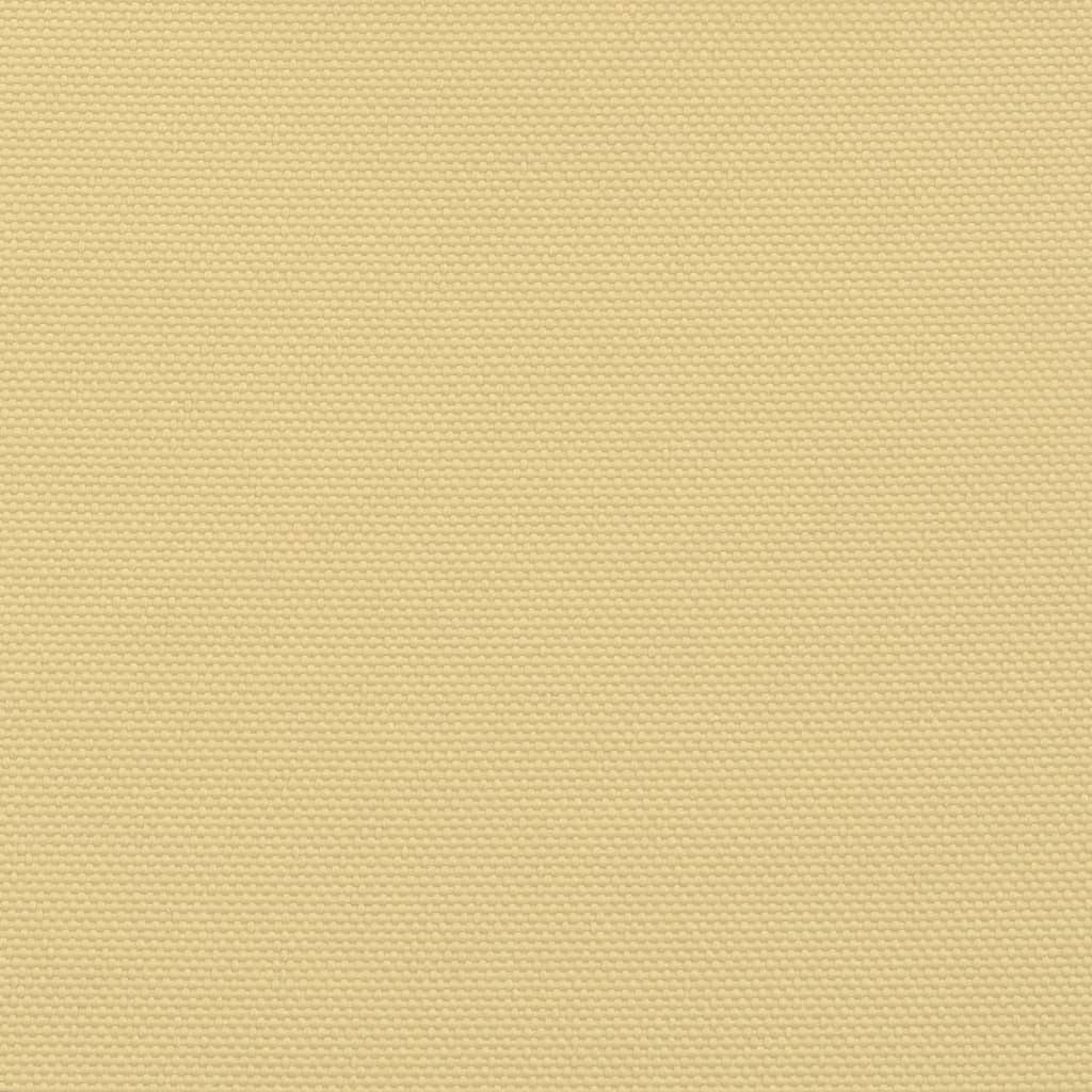 solsejl 3x3x3 m 100 % polyesterstof sandfarvet