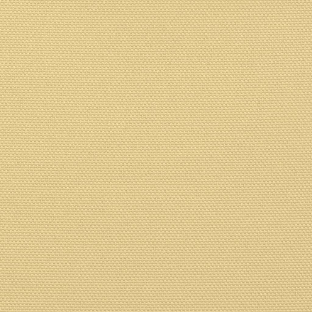 solsejl 4x5x6,4 m 100 % polyesterstof sandfarvet