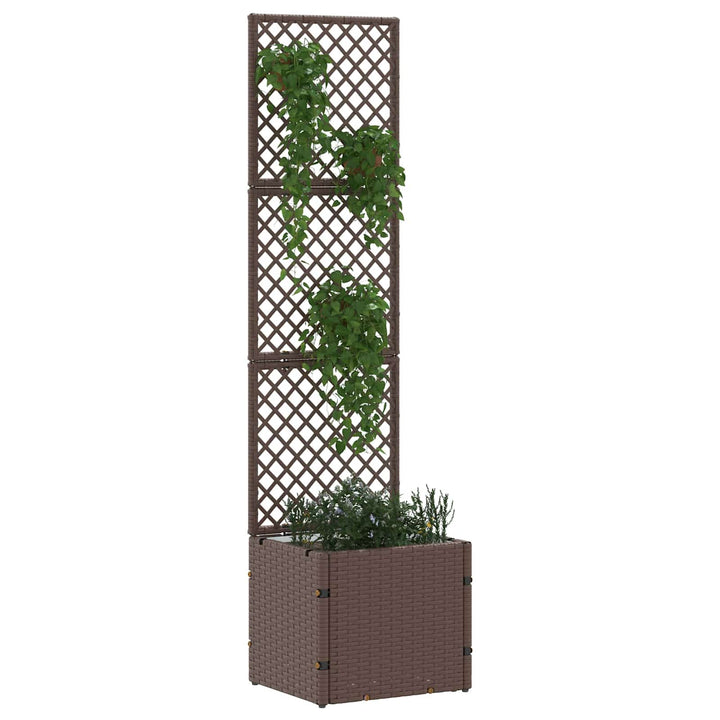 Have Trellis Planter Brun 35 x 30 x 135 cm Metal