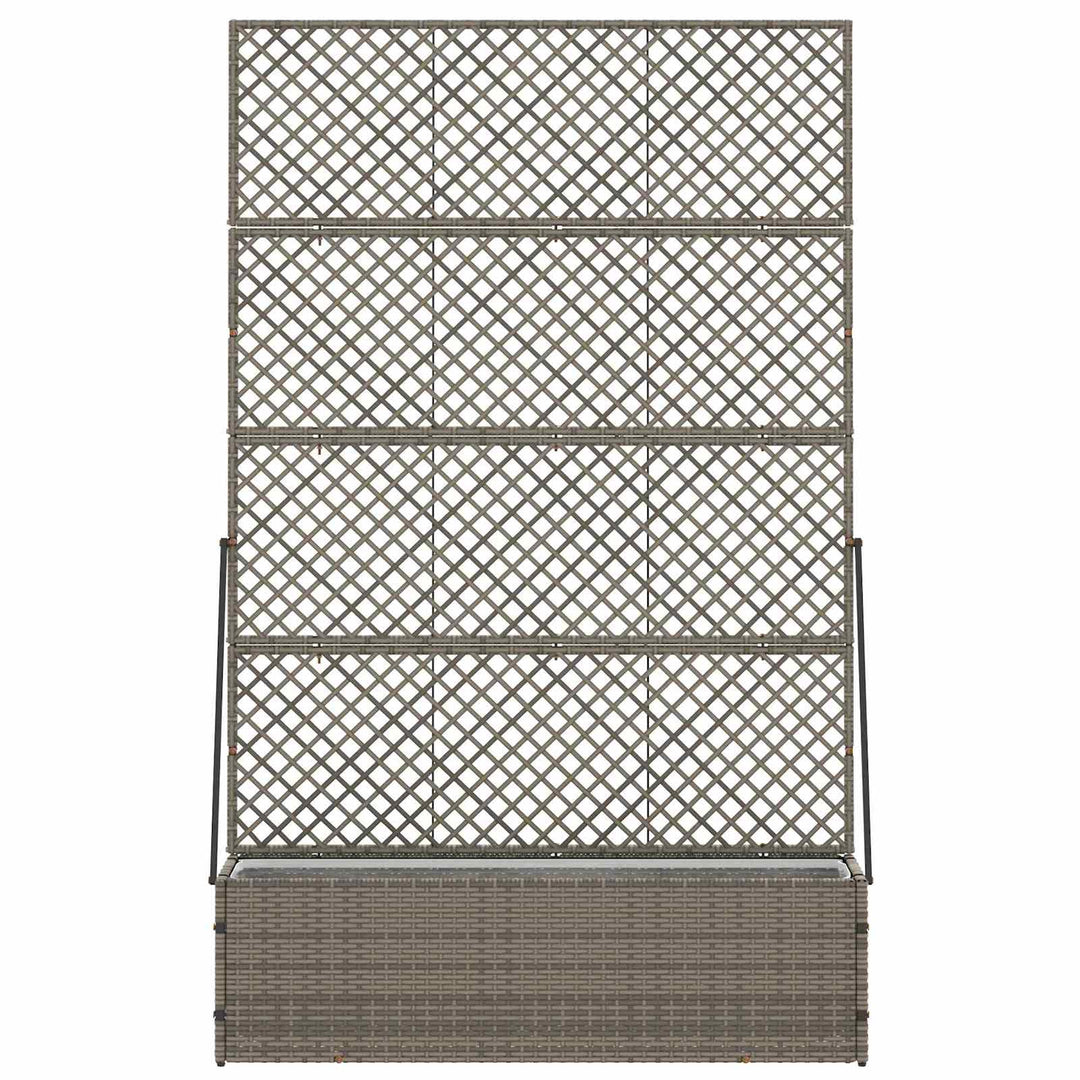 Have Trellis Planter Grå 105 x 30 x 170 cm Metal