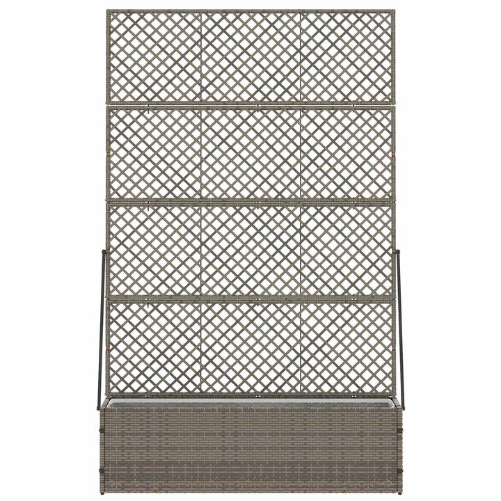 Have Trellis Planter Grå 105 x 30 x 170 cm Metal