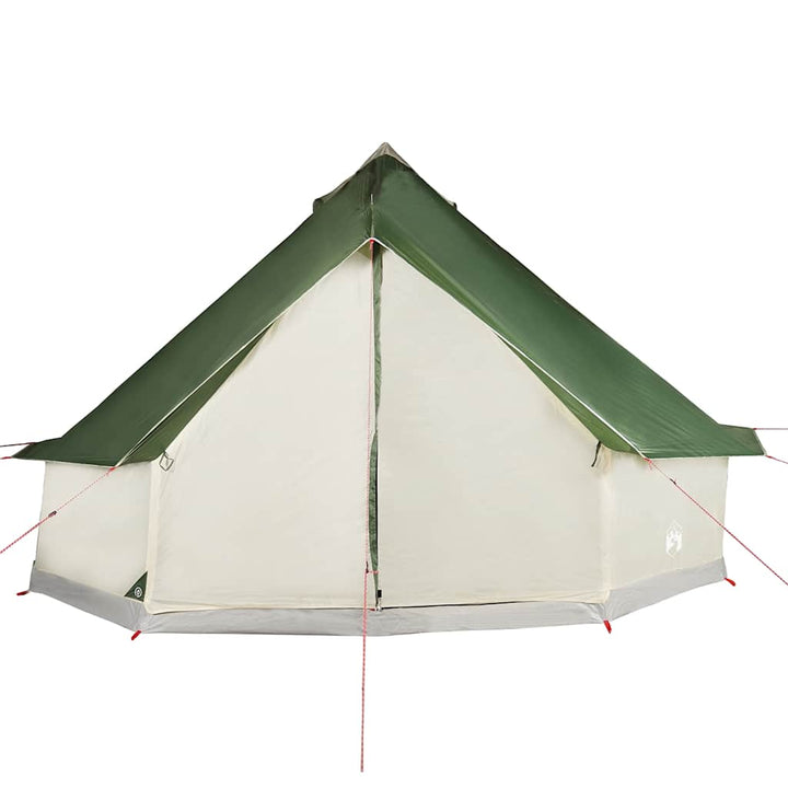 6-personers campingtelt vandtæt grøn
